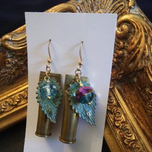 💥MILLIMETER - Bullet and Crystal Bead Earrings